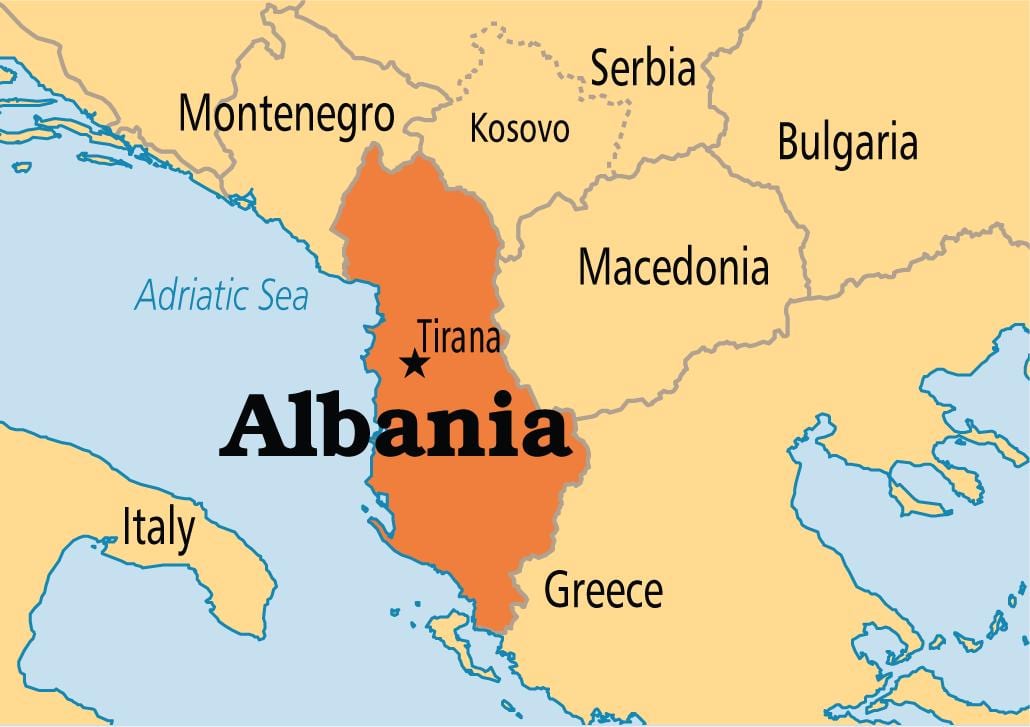Arnavutluk ülke göster
