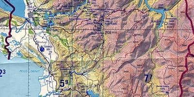 Arnavutluk coğrafya haritası 