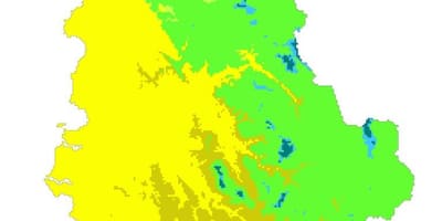 Arnavutluk haritası iklim