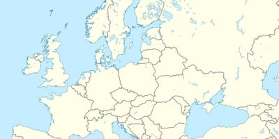Avrupa ' da Arnavutluk haritası 