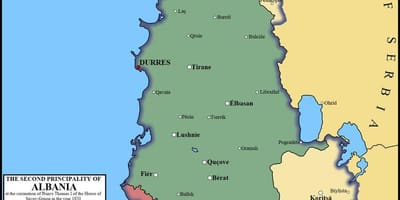 Durres haritası Arnavutluk